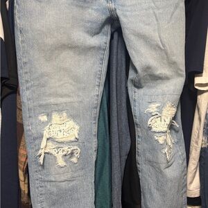 Levi's Lo ball stacked jeans